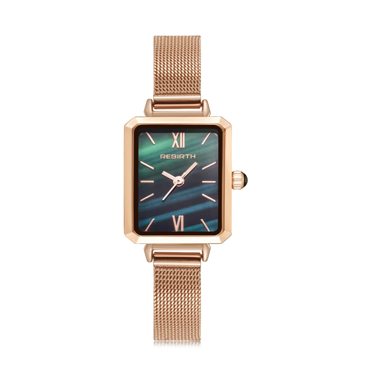 REBIRTH 2017 Hot Sell Fashion Women Silicone Japan Movement Quartz Wrist Watch For Ladies Waterproof Female Clock Women Watches