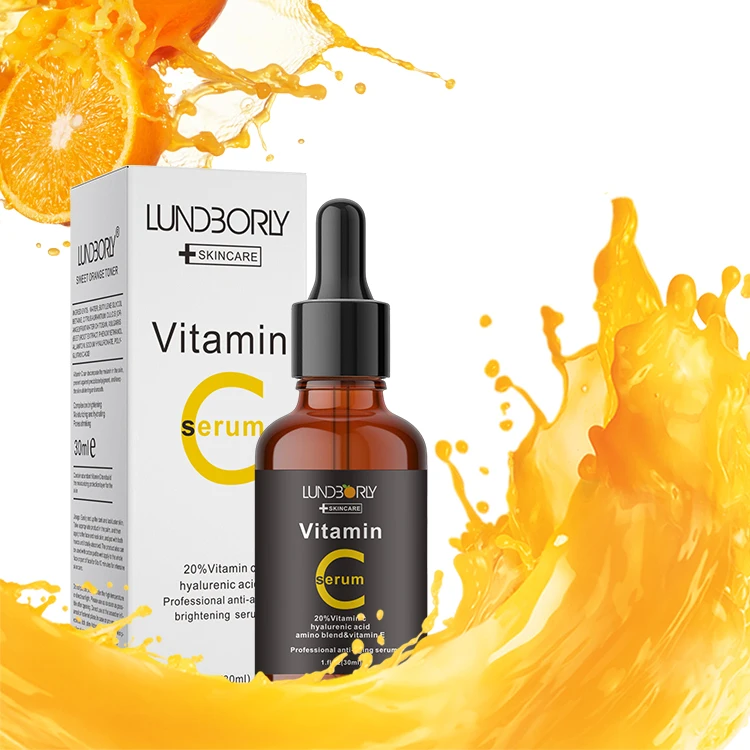 New Pattern Oem Odm Serum Moisturizing And Soothing Skin Vitamin E Whitening Vitamin C  Face Serum