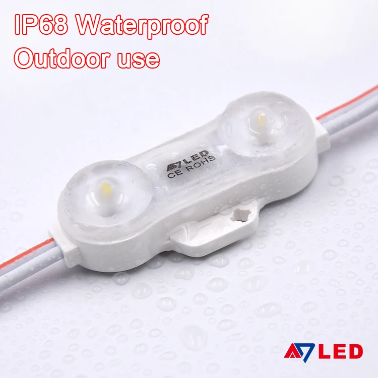 High Quality 170 Degree Lens Dc12v Smd 2835 0.72w Ultrasonic Injection Outdoor Led Module