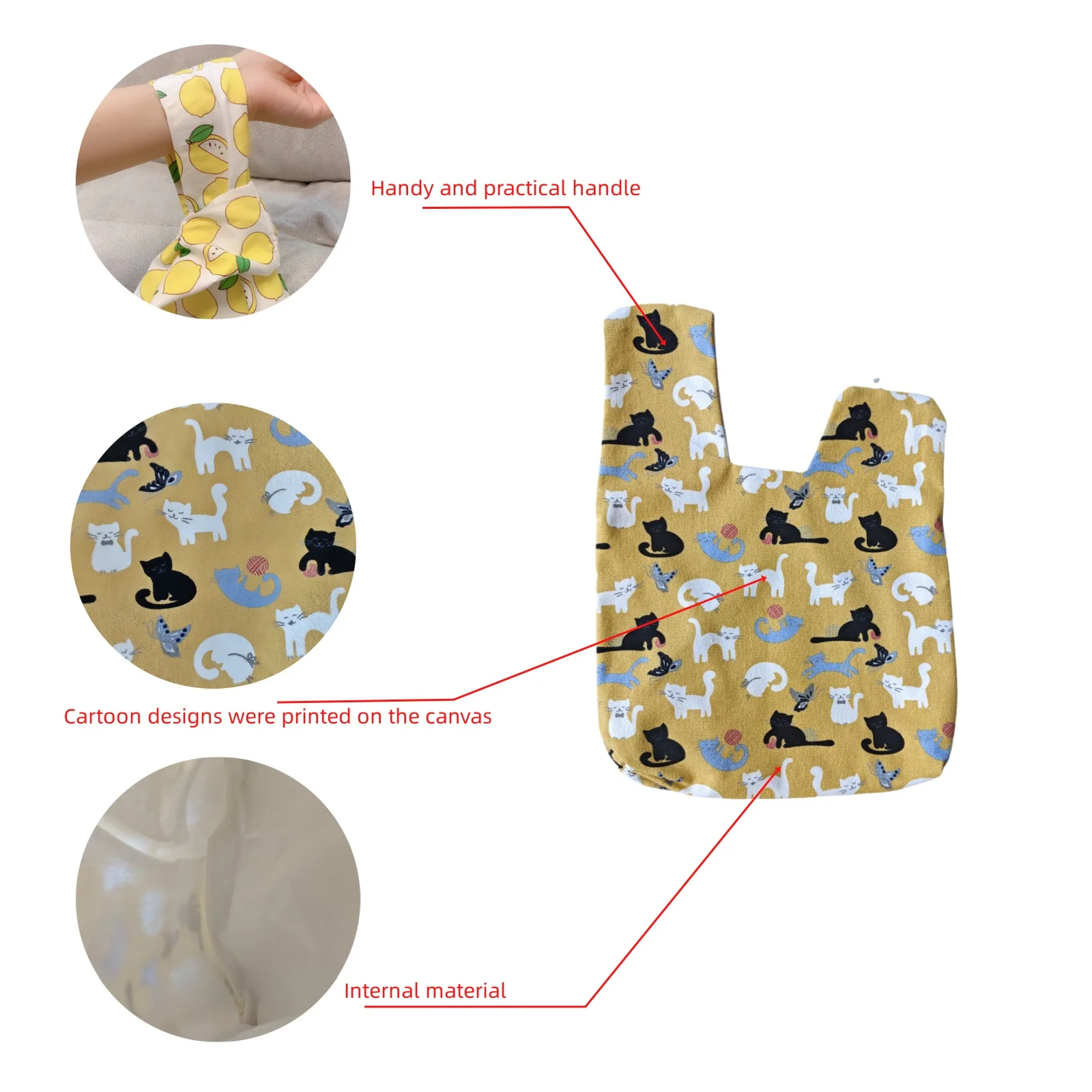 High Quality Wholesale Reusable Eco Portable Printed Shopping Bag Outdoor Storage Bag Free Shipping in USA
