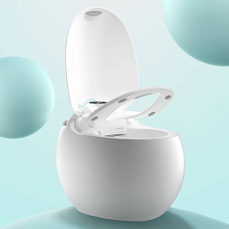 Unique Creative Wc Sanitary Female Cleaning Smart Water Closets Egg Shaped Automatic Ceramic