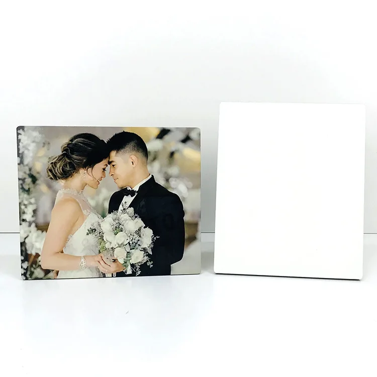 2021 Wooden MDF White Sublimation Blank Photo Picture Panel Block Frame for heat transfer printing