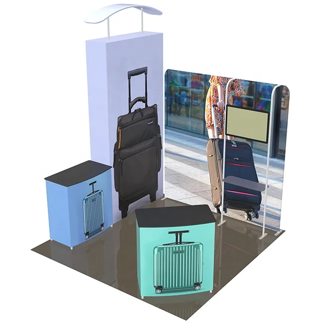 Customized Newly Design Aluminum Frame Quick Build Promotional Advertising Trade Show Display Equipment Trade Show Booth
