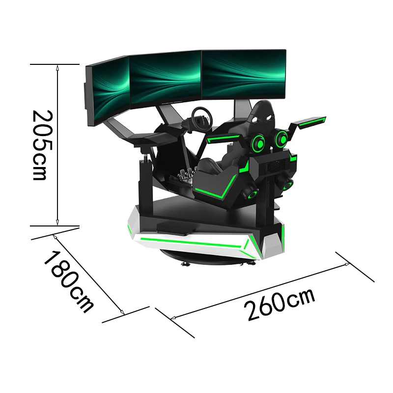 Racing Driving Simulator Arcade VR Dynamic Motion Race Car Driving 9D VR Racing Simulator