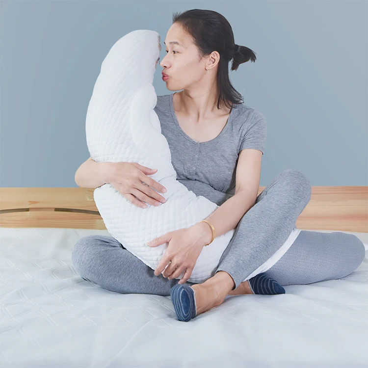 Hot sale wedge and nursing sleeper maternity body inflatable pregnancy pillow belly support