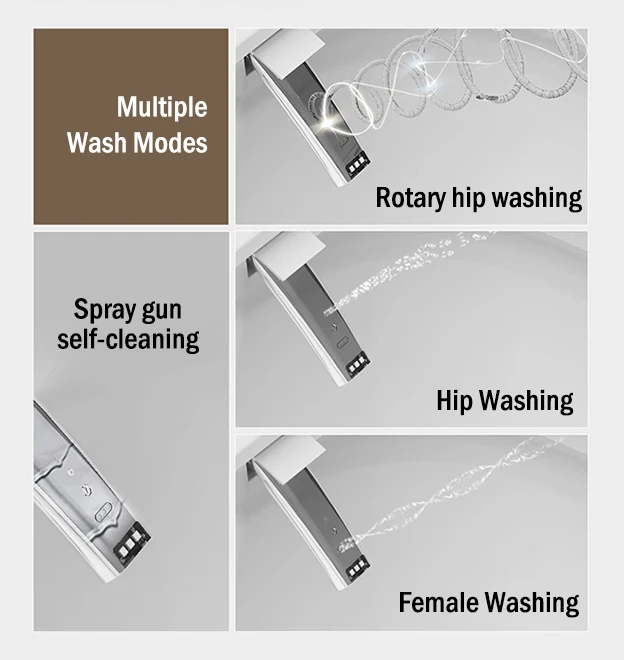 WC high-end good quality new arrival intelligent sanitary ware toilet bathroom ceramic floor mounted automatic smart toilet