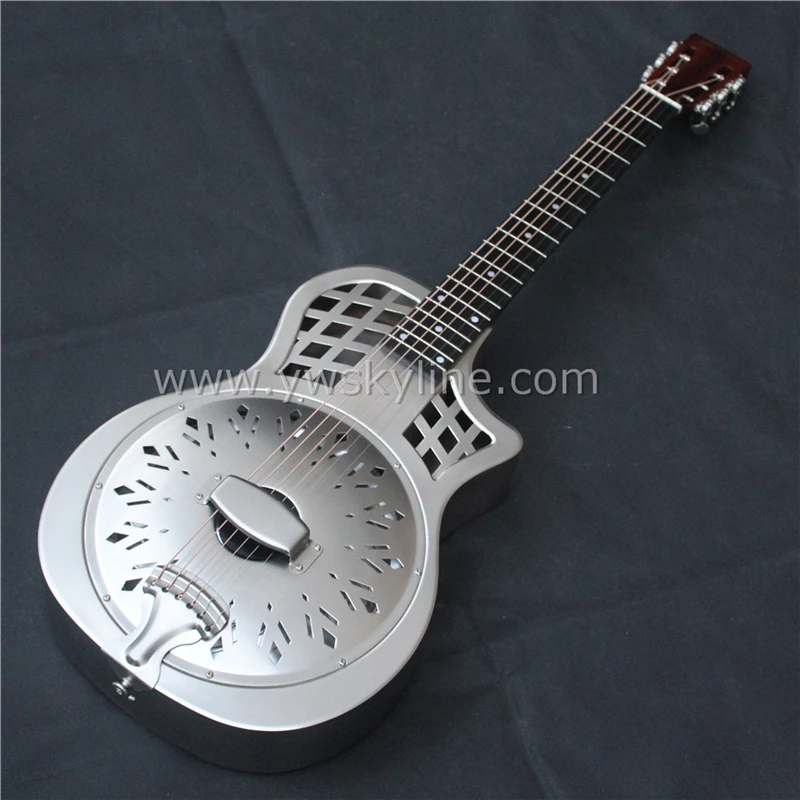 Jonathan 17 series resonator guitar, resophonic guitars, Metal Body Duolian guitar