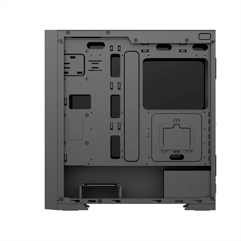SNOWMAN New Arrival Top Tower PC Gaming Case Tempered Glass Side Panel Cable Management 360mm Radiator Support Black Case