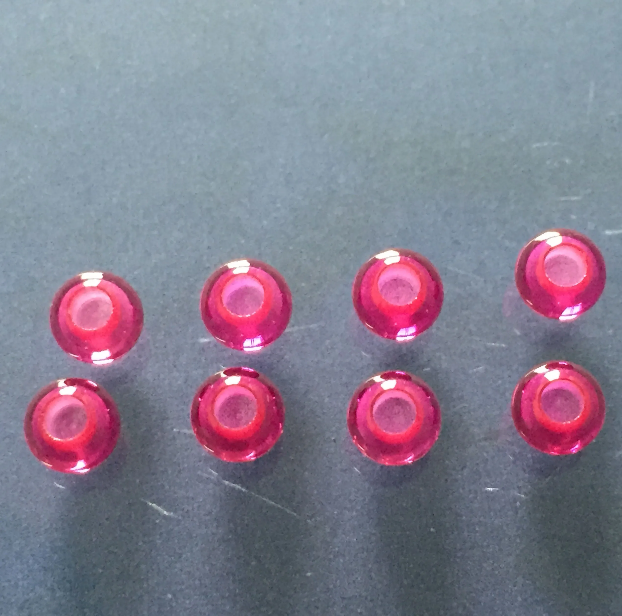 100 pcs/bag  2.5mm 3mm 4mm 6mm synthetic ruby sphere ball