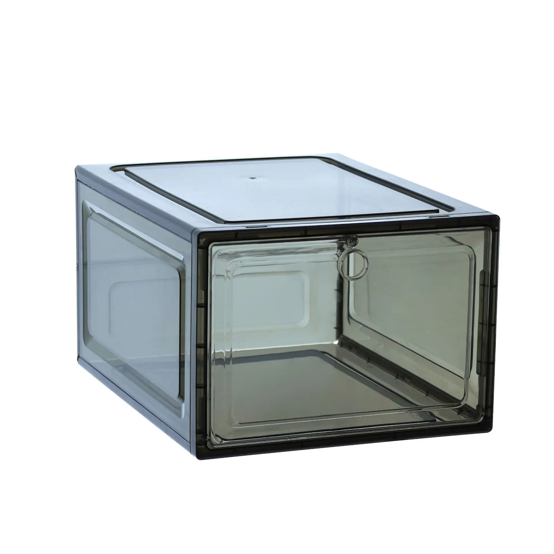 Shoebox transparent acrylic shoe rack storage box household plastic shoe cabinet superimposed storage figure shoe shelf