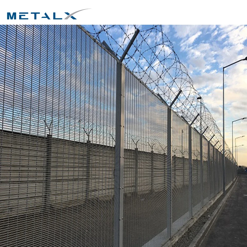 Powder Coated High Security Anti Climb Mesh 358 Fence
