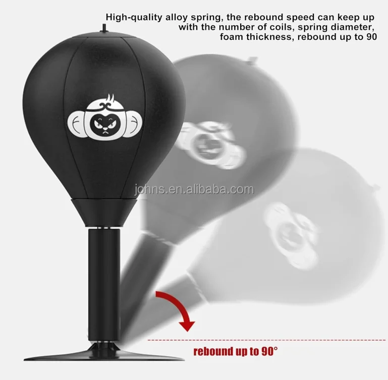 John High quality inflatable tabletop punching bag boxing ball for adults and kids