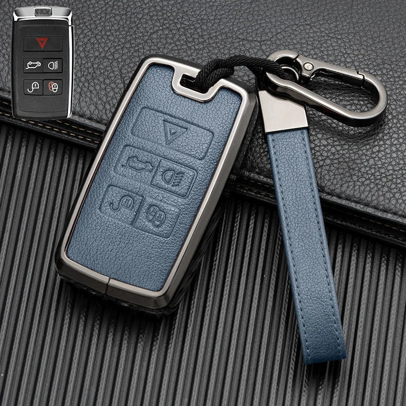 Compatible to Jaguar F-PACE E-PACE I-PACE F-TYPE XF car key protector Car key housing remote key fob case cover