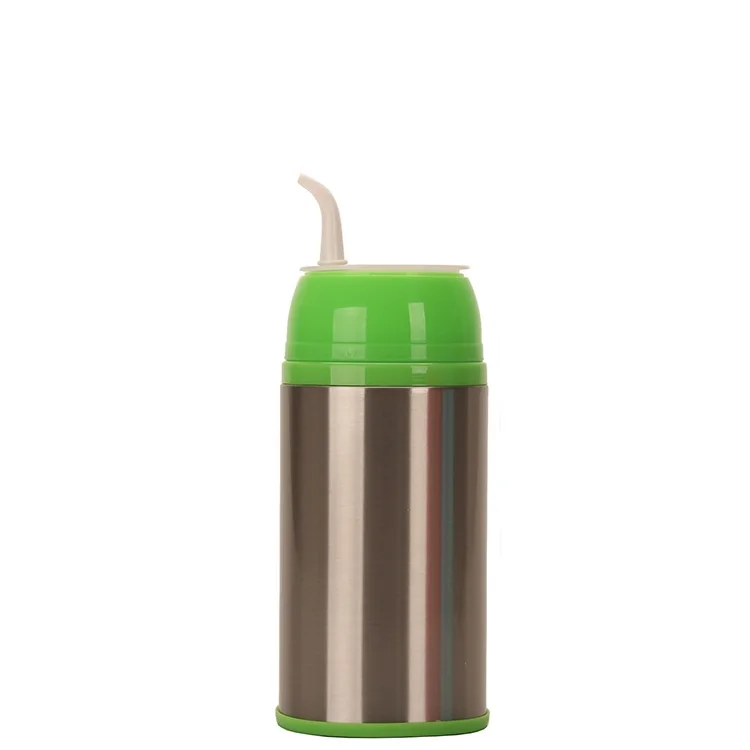 2022 Hot Portable 2 in 1 Yerba Mate Thermos Water Bottle with Straw Plastic Stainless Steel Mate Thermo