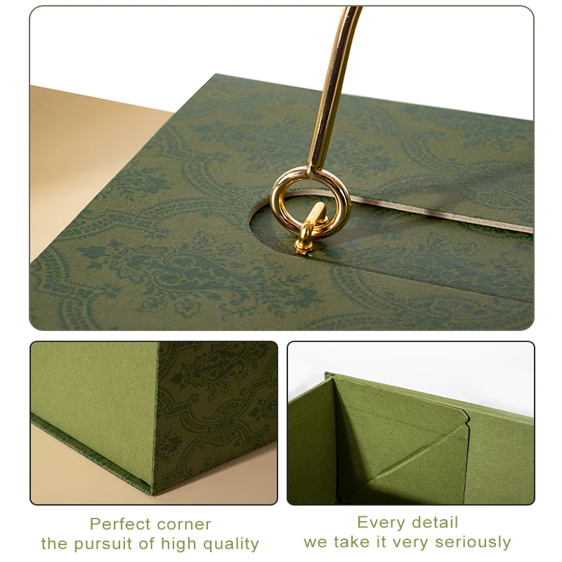 High quality folding scarf tie silk scarf candle cosmetic paper box custom logo magnet paper box packaging