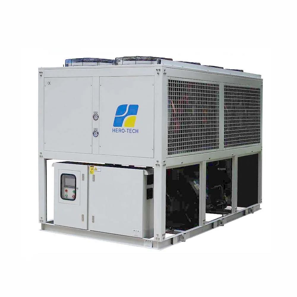 40hp 40ton High COP CE standard Screw type Air cooled water chiller