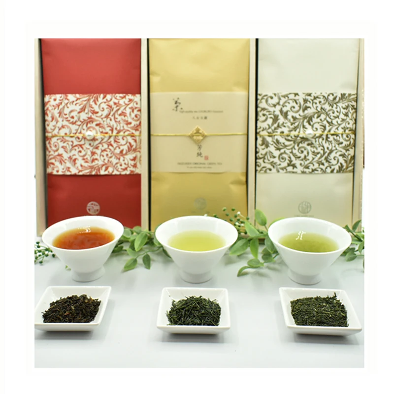 Healthy popular gift packing Japan green herbal loose leaf tea