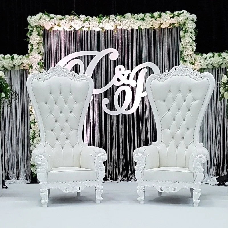 
white event and wedding throne chairs 