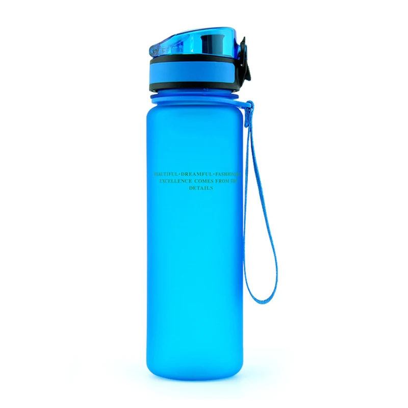 Hot Sports Water Bottle 500ML 1000ML Protein Shaker Outdoor Travel Portable Leakproof Drinkware Plastic My Drink Bottle BPA Free