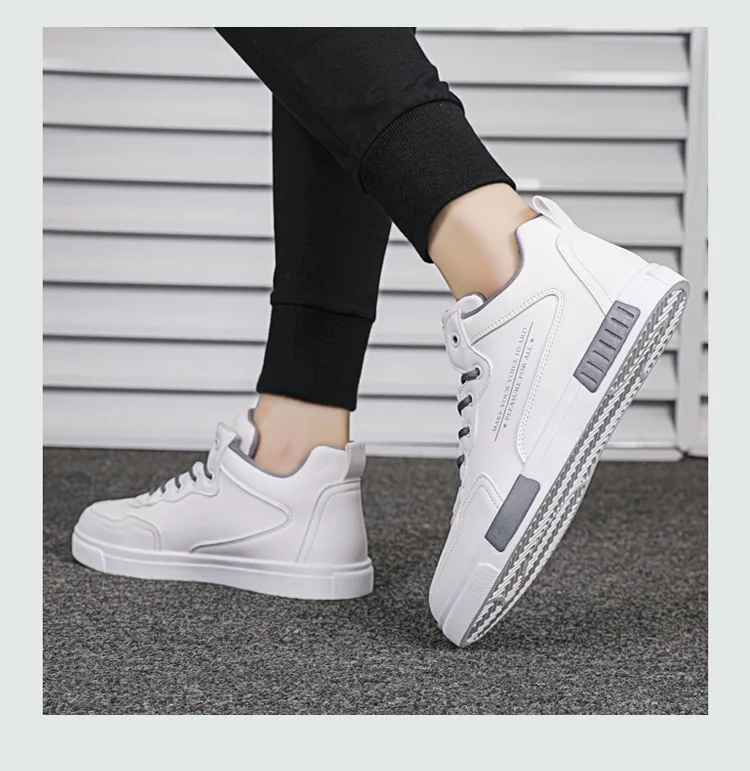 Explosive Lightweight Comfortable Fashionable Outdoor Sports Men Running Shoes Breathable Casual Sneakers White Shoes