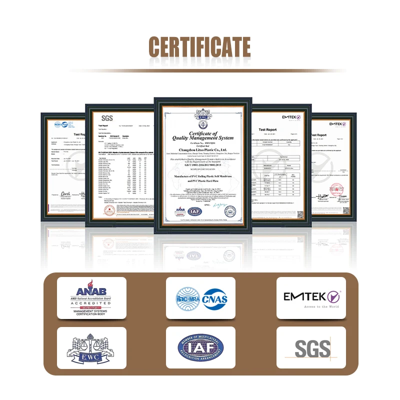 Lituo PVC Film Price Thermoforming PVC Laminated Holographic Embossed PVC Film Price