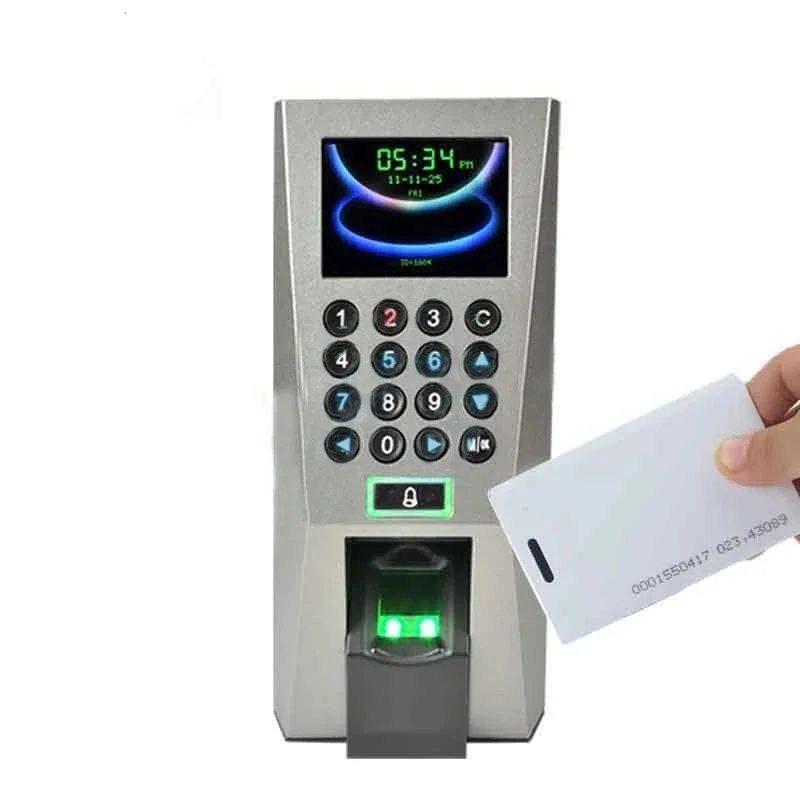 ZK F18 Door Access Control System TCP/IP 3,000 User 125KHZ Card Biometric Time Attendance Fingerprint Access Control Controller
