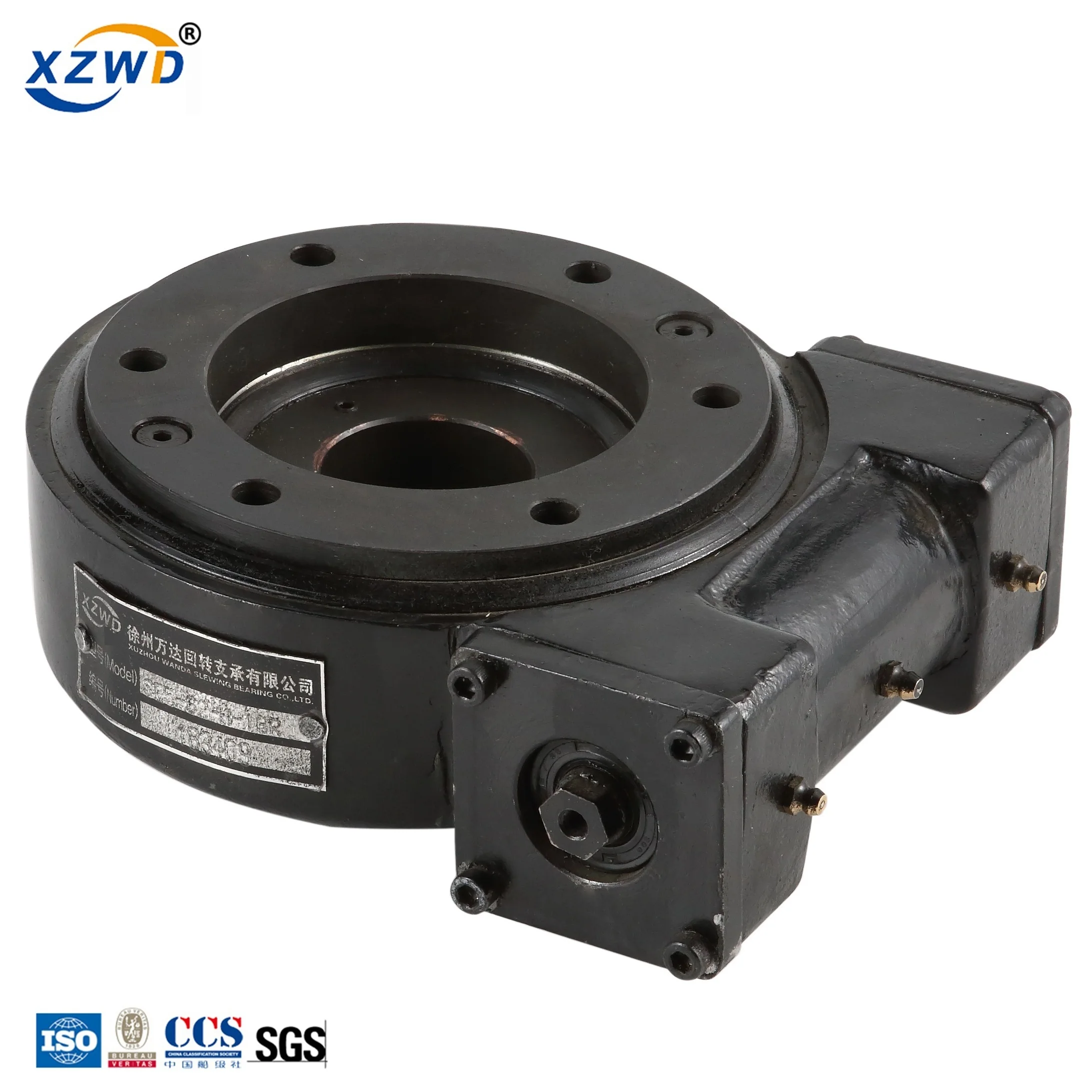 China Xuzhou Wanda slewing bearing solar dish use 24V DC Motor slewing drive