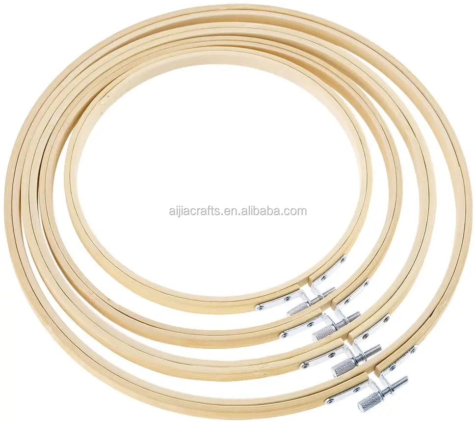 Embroidery Hoop Accessory Kit ,Bamboo Embroidery Frame ,Cross Stitch Hoops