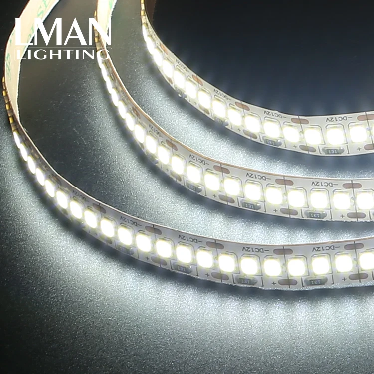 Single line Warm White tape light bare board IP20 10MM Width DC 24 Volt 20W SMD 2835 led strip