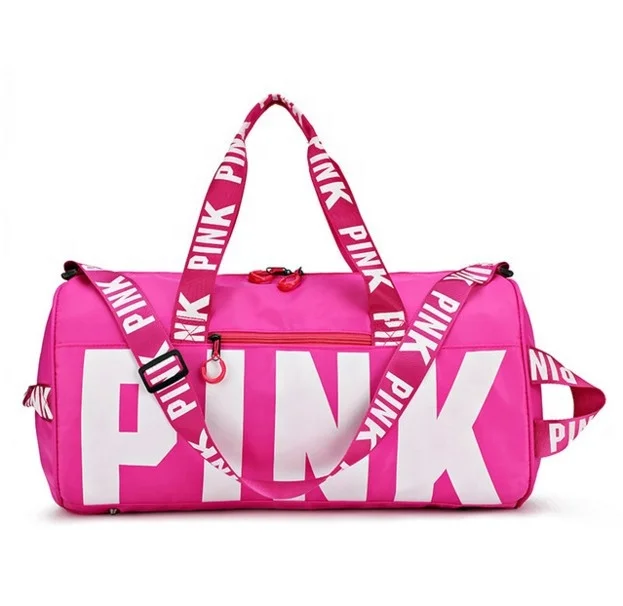 
Cheap price outdoor sport bags for men fashion travel duffel bag high quality polyester girls pink duffel bag 