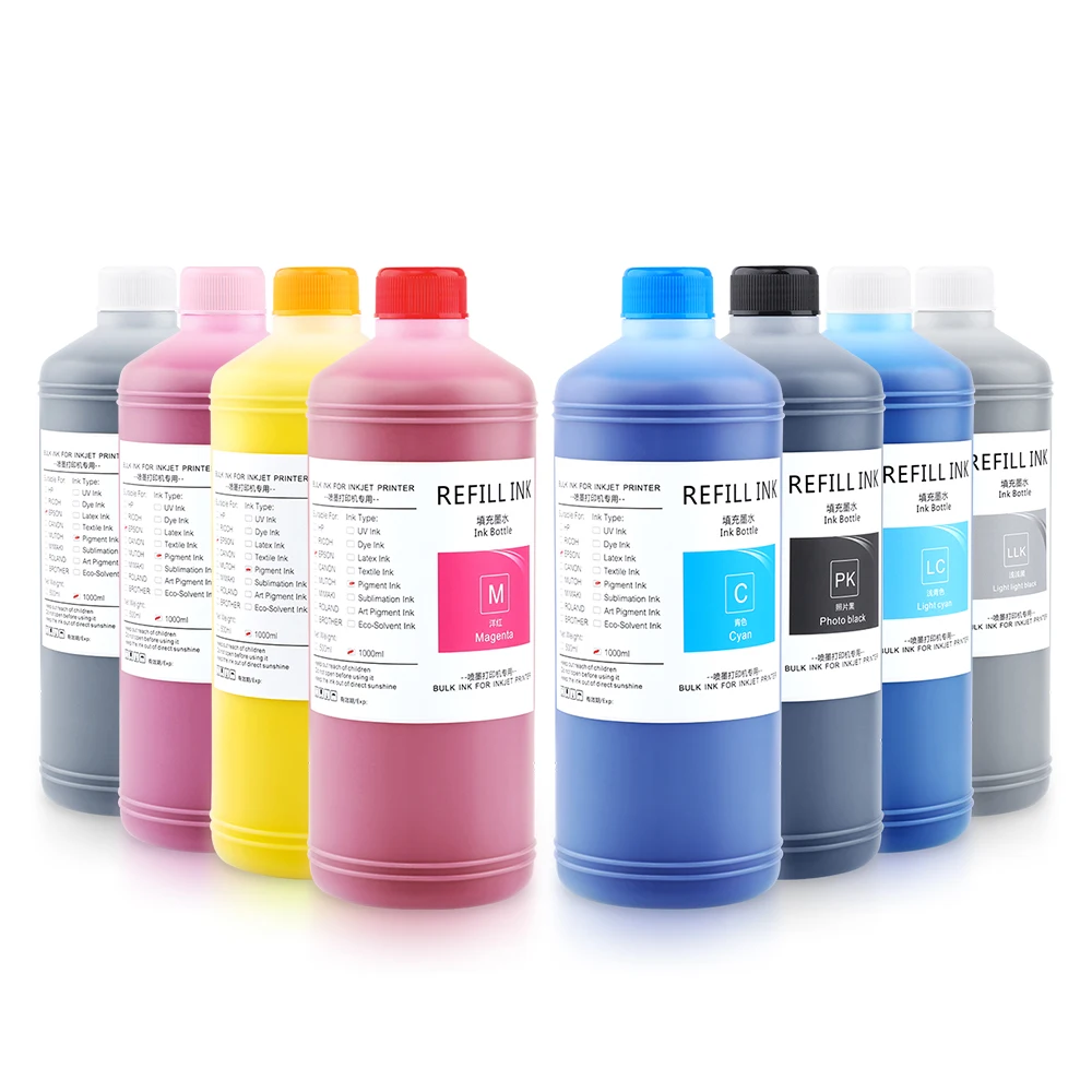 Ocbestjet Ep7880 Printer Pigment Ink Refill Fill Pigment Ink For Epson R3000 R230 R2000 10000 10600 4900 7880 Printers