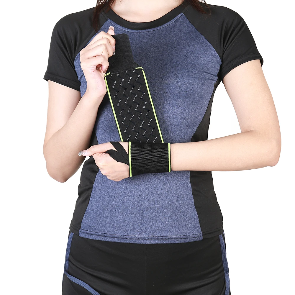 Manufacturer Custom Sport Wrist Support Protection Bandage Wrist band Support Brace Wrist Wraps