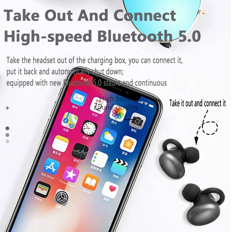
The new 2020 BT 5.0 J11 headset for all types of phones automatically connects to Blue tooth headsets wirelessly 