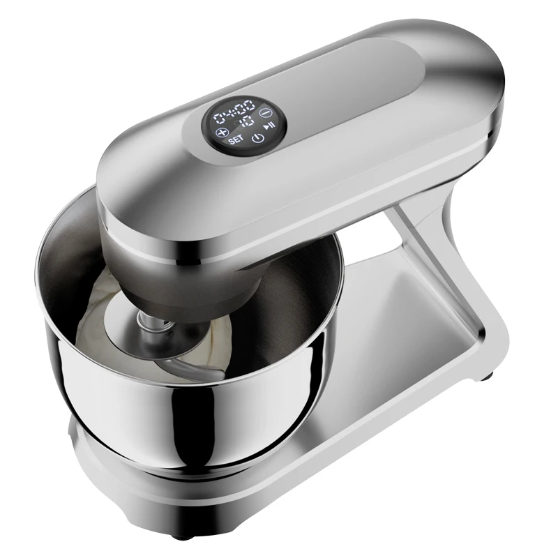 Household Cake Kitchen Food Processor Stand Mixer for Bakery 10+0 with LED Display Dough Foods Mixer