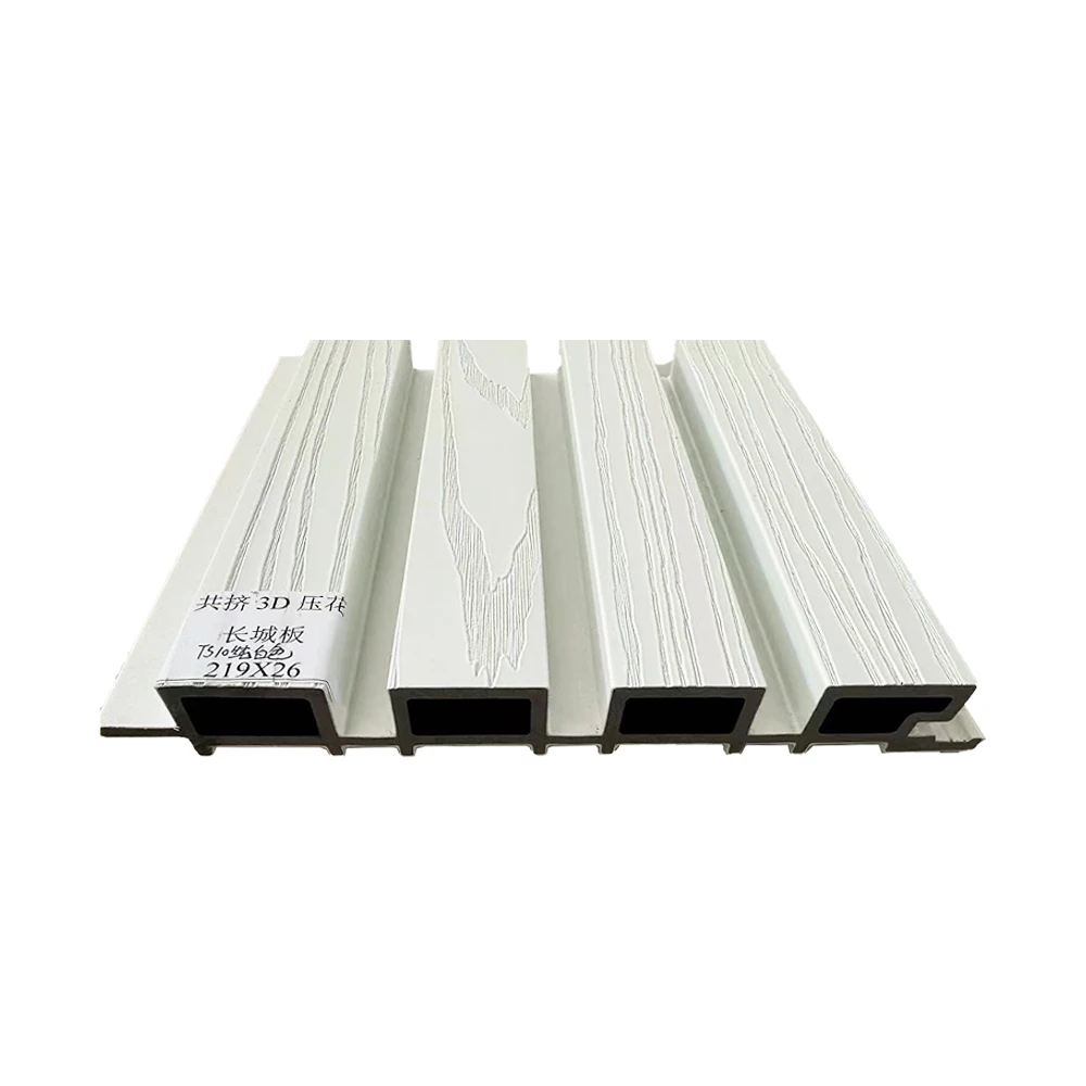 Exterior External Outdoor Wpc Wood Composite Co-Extrusion Wall Cladding Panel Outdoor Wpc Waterproof Siding