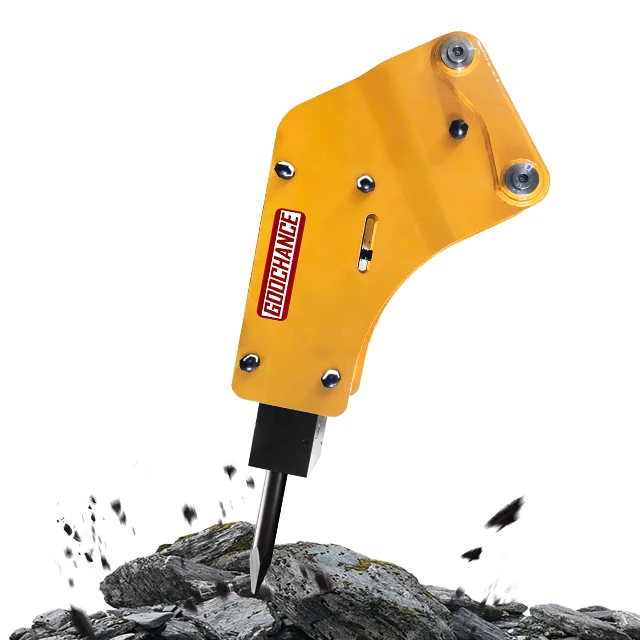 CAT JCB Backhoe Loader SB43 Hydraulic Jack hammer 75mm Chisel Hydraulic Hammer Hydraulic Breaker For 6-9 Tons Excavator