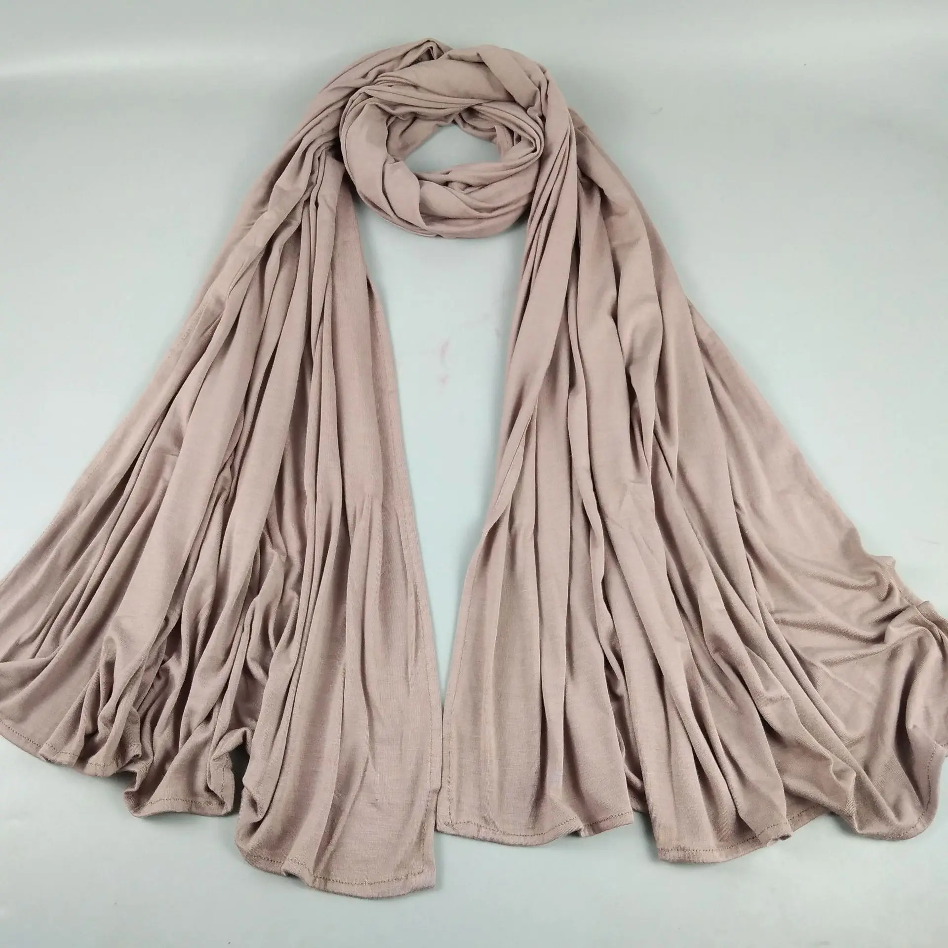 NEW Manufacturers Stock Solid Color Cotton Jersey Mercerized Cotton Modal Soft Ladies Hijabs Scarf 14 Colors Hijab musulmana