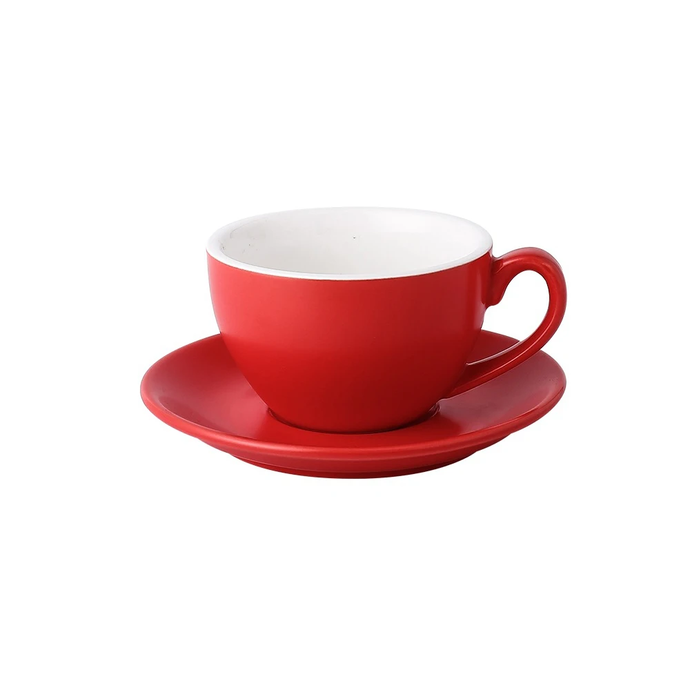 Оптовая продажа современные керамические наборы кофейных чашек и блюдец рекламная кофейная чашка керамический фарфоровый набор для кофе чая