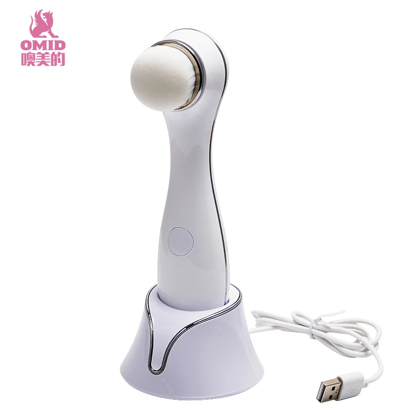 
2021 newest skincare ipx7 waterproof wireless charging silicon face cleaning exfoliate brush 