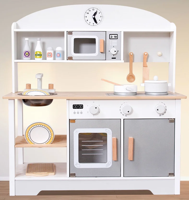 New shape hot sale Wooden Japanese style kitchen toys Wooden boys Japanese kitchen  Wooden toys Japanese kitchen