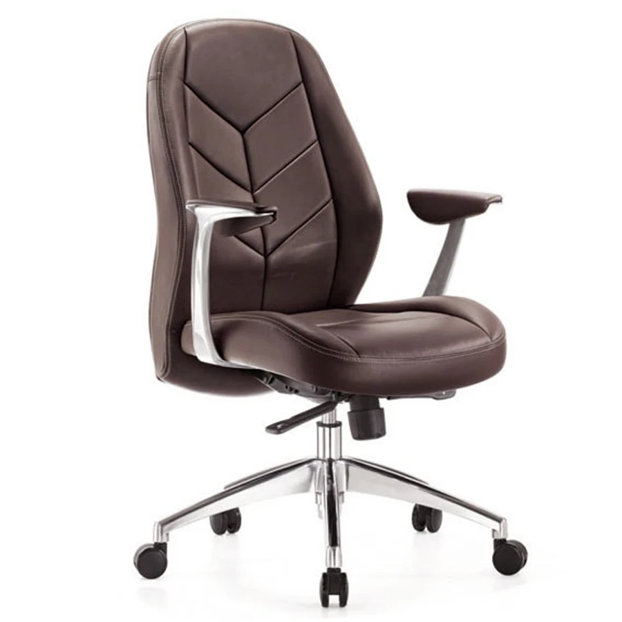
Buy simple design high back leather boss rotating office chair 