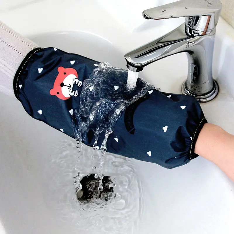Quality Waterproof Arm Oversleeve Cute Sleeve for Household Use Antifouling Home Cleaning Kitchen Oversleeve Long Arm Sleeves