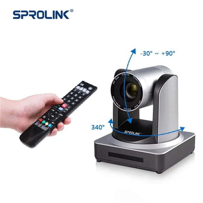 Sprolink 1080p Hd PTZ Camera High Optical Zoom Doom Camera Ptz Conference Camera