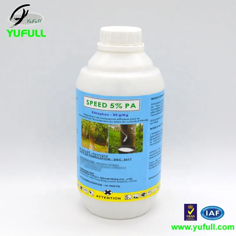 Ethephon 480G/L SL 40% SL 5% Paste PGR Plant Growth Regulator Rubber Tree growth promoter
