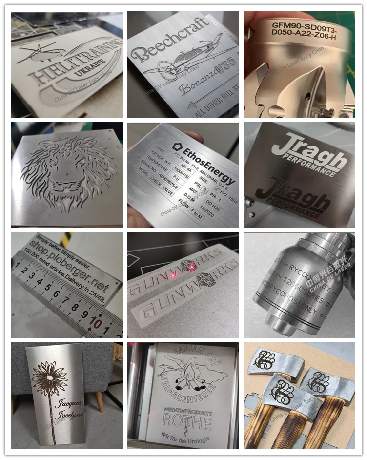 Auto focus 50W 60W JPT MOPA M7 laser with a 80cm z-axis fiber laser 50W 60W 100W