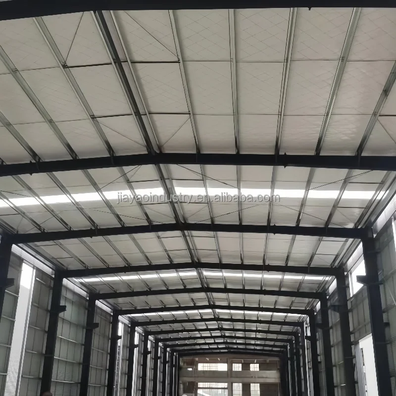 Hot Dip Galvanized Prefabricated Warehouse/Workshop/Aircraft Hangar/Office Construction Material Steel Structure Building
