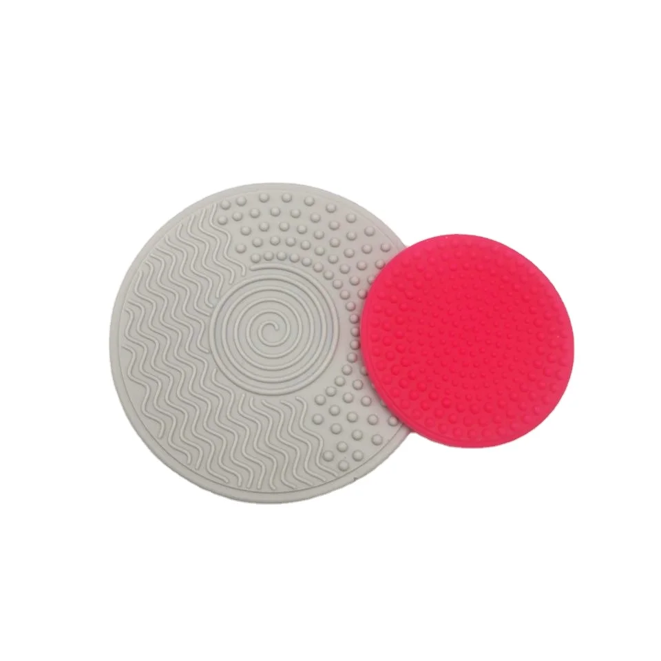 Cangli Beauty Brush Cleaner Pads Without Suction Cup Silicone Washing Mat for Cosmetic Brush