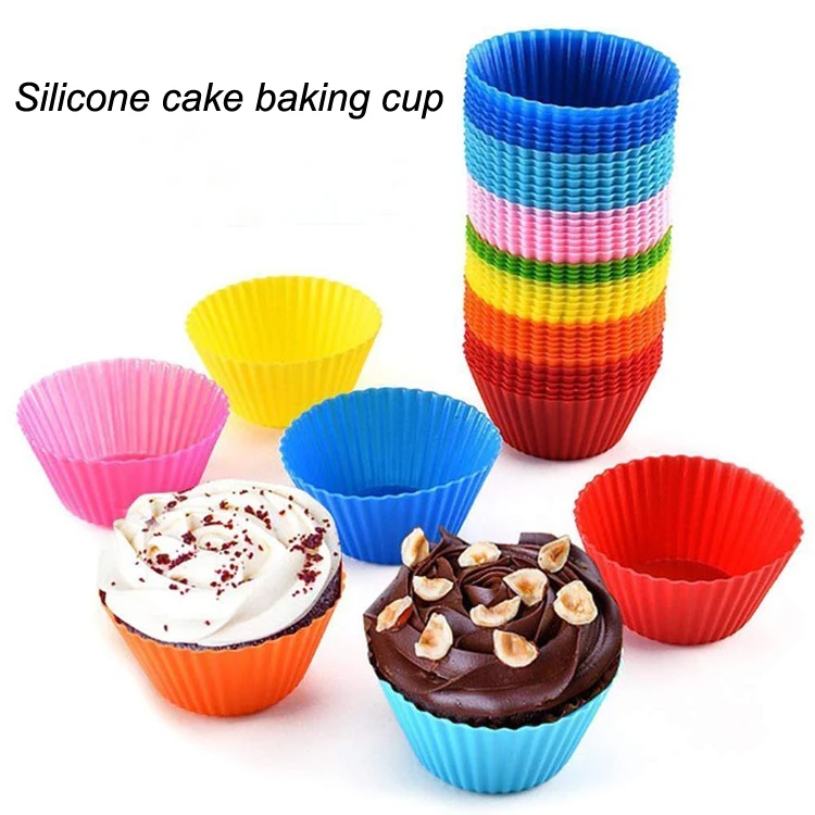 Лидер продаж многоразовые силиконовые формочки для выпечки пищевого класса антипригарные вкладыши