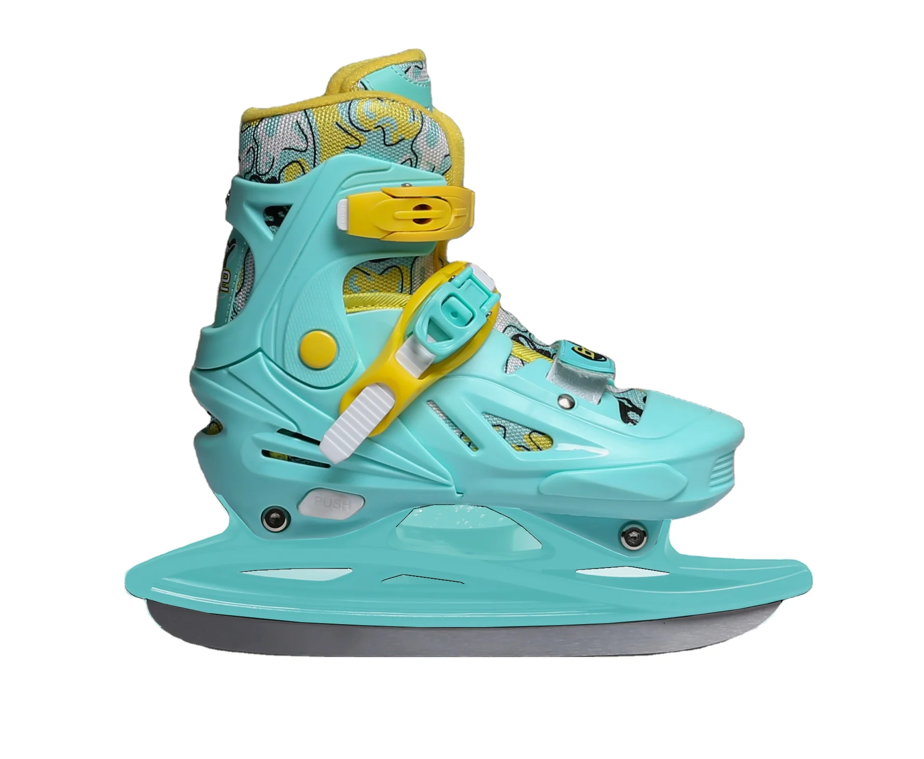 Custom logo Impact Resistance shell ice rink events rental ice skates shoes hockey skates ice skating shoes