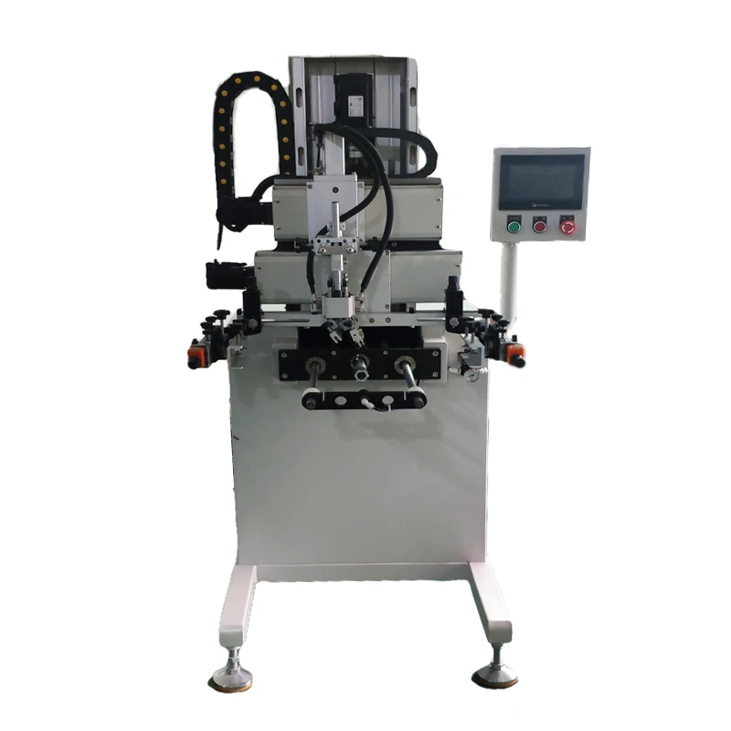 Glasses oval lids intelligent printing Germany high precision accessories full servo screen printing machine